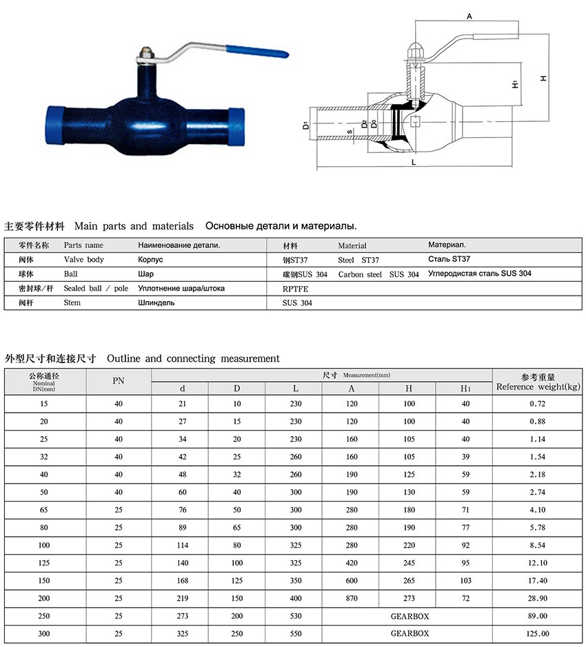 Welding Ball Valve - Buy Welding Ball Valve Product on Baoding Valvula ...